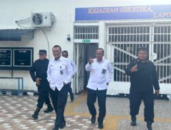 Lapas Labuhan Ruku Terima Kunjungan Kerja Kakanwil, Pantau Langsung Screening dan Ronsen Paru-Paru Warga Binaan