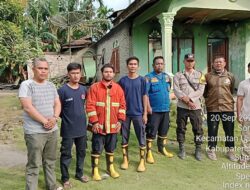 Polsek Bosar Maligas Sigap Tangani Kebakaran Rumah Warga, Kerugian Capai Rp 200 Juta