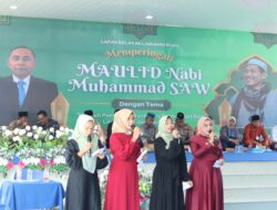 Warga Binaan Lapas Labuhan Ruku Meriahkan Maulid Nabi dengan Hadroh dan Puisi Islami.