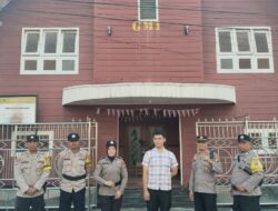 Polsek Bangko,Giat Patroli Meningkatkan Rasa Aman Ibadah Minggu