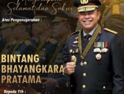 Kapolres Simalungun Beserta Seluruh Personel Ucapkan Selamat Atas Penganugerahan Bintang Bhayangkara Pratama kepada Kapolda Sumut