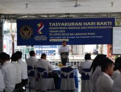 Lapas Labuhan Ruku Gelar Tasyakuran Hari Bakti Kemenimipas Kesatu, Junjung Semangat “Satu Langkah, Satu Semangat, Satu Pengabdian untuk Bangsa