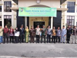 UPACARA PERINGATAN HARI POHON NASIONAL & GERAKAN MENANAM 21.000 POHON POLRES ROKAN HILIR