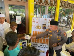 Polsek Bangko AKP Buyung Kardinal SH,MH.Giat Jumat Berkah