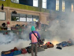 Antisipasi DBD, Lapas Labuhan Ruku Laksanakan Fogging di Blok Hunian