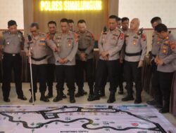 Polres Simalungun Gelar TFG Simulasi Operasi Lilin Toba 2025, Pastikan Nataru Aman dan Nyaman