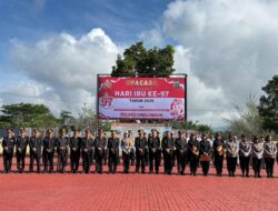 Polres Simalungun Gelar Upacara Hari Ibu ke-97, Wakapolres: Perempuan Pilar Utama Menuju Indonesia Emas 2045