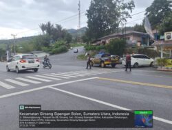 Kasat Samapta Polres Simalungun Cek Langsung 5 Pos Lilin Toba 2025: “Situasi Aman, Lalu Lintas Lancar!”