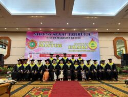 Momentum Haru dan Bangga, Institut EHMRI Wisuda 173 Sarjana dan Magister di Hotel Labersa