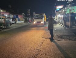 Polsek Dolok Pardamean Gelar Razia Geng Motor dan Patroli Blue Light, Ciptakan Situasi Aman dan Kondusif