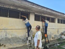 Antisipasi Gangguan Kamtib, Jajaran Lapas Labuhan Ruku Periksa Teralis Kamar Hunian
