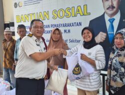 Wujud Kepedulian Sosial, Lapas Labuhan Ruku Berikan Bansos kepada Masyarakat