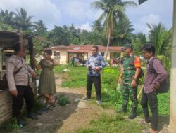 Bhabinkamtibmas Polsek Bosar Maligas Sambangi Peternak Babi, Ajak Jaga Kebersihan Demi Kenyamanan Bersama