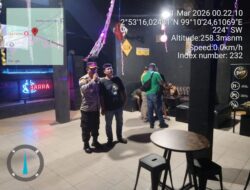 BULAN SUCI RAMADHAN ; POLSEK TANAH JAWA POLRES SIMALUNGUN GELAR RAZIA DI CAFE