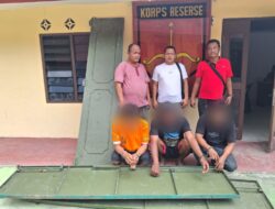 Gasak 5 Pintu Besi Rumah Walet Pakai Kunci Pas, 3 Pelaku Dibekuk Reskrim Polsek Perdagangan Simalungun!