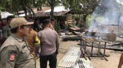 Rumah Kosong Ditinggal Kerja, Tiba-Tiba Terbakar! Kapolsek Bangun Langsung Turun ke TKP, Kerugian Capai Rp250 Juta