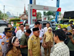 Kasat Reskrim Wakili Kapolres Simalungun Sidak Pasar dan SPBU Jelang Idul Fitri, Pantau Harga Sembako
