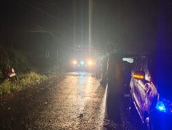 Reaksi Cepat Polsek Tanah Jawa Evakuasi Pohon Tumbang di Bukit Kembar, Kapolsek Langsung Pimpin Operasi Tengah Malam