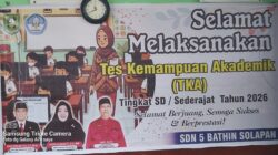 Tiga Gelombang Sebanyak 72 Siswa SDN 5 Bathin Solapan Ikuti Kegiatan TKA