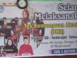 Tiga Gelombang Sebanyak 72 Siswa SDN 5 Bathin Solapan Ikuti Kegiatan TKA
