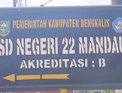 Minyak Bumi Duri Penopang APBN Kondisi Siswa SDN 22 Mandau Memprihatinkan