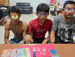 Polsek Mandau Ciduk Tiga Orang Di Karang Ayer Duri Dan 5 Paket Diduga Narkotika