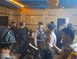 Personil Gabungan Kepung THM Di Duri Tujuh Orang Di Piting Polres Bengkalis