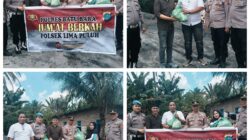 Polsek Lima Puluh Adakan Jum’at Berkah, Bagikan Bingkisan kepada Insan Pers  Batu Bara