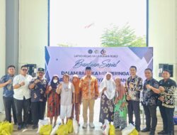 WUJUD KEPEDULIAN SOSIAL, LAPAS LABUHAN RUKU SALURKAN BANTUAN KEPADA MASYARAKAT DALAM RANGKA HBP KE-62