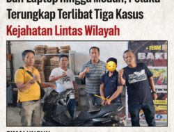 Unit Reskrim Polsek Gunung Malela Kembali Beraksi: Kejar Pencuri Motor Dan Laptop Hingga Medan, Pelaku Terungkap Terlibat Tiga Kasus Kejahatan Lintas Wilayah