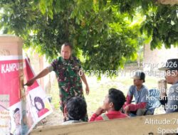 Babinsa Peltu Rahman S Gelar Giat Kampung Pancasila di Kelurahan Telaga Sam Sam