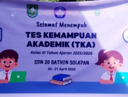 Pelaksanaan Kegiatan TKA Di SDN 20 Bathin solapan Berjalan Lancar