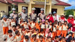 Polisi Sahabat Anak : Polsek Kandis Tanamkan Tertib Lalu Lintas Sejak Dini