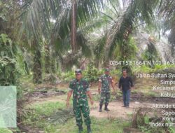 Babinsa Sertu Suriyadi, Komsos Dengan Warga Binaannya Yaitu di Kampung Bekalar