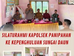Jaga Kamtibmas, Kapolsek Panipahan Gelar Cooling System di Kepenghuluan Sungai Daun