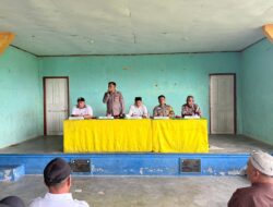 Kapolsek Panipahan Gelar Silaturahmi dan Cooling System, Perkuat Pendekatan Humanis ke Masyarakat