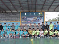 Peringati May Day, Wakapolres Rohil Buka Turnamen Futsal di Panipahan