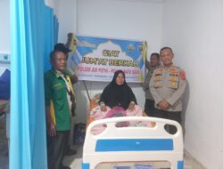 Memperkokoh Sinergi: Kapolsek Air Putih Sambangi Ketua DPC- PJI-D Batu Bara yang Sedang Dirawat