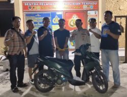 Gerak Cepat! Kurang dari Sepekan, Polsek Gunung Malela Ringkus Pelaku Curanmor di Garasi Rumah Korban