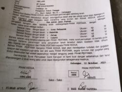 BERITA KEHILANGAN SURAT TANAH