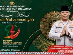 Polres Simalungun Ucapkan Selamat Milad ke-94 Pemuda Muhammadiyah, Wujud Polri Humanis dan Berintegritas