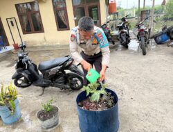 Wujudkan Lingkungan Kerja Nyaman, Polsek Panipahan Gelar Program ASRI