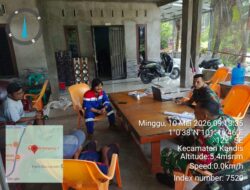 Babinsa Kampung Kandis, Komsos Bersama Warga Binaannya
