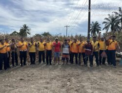 Kapolsek Tanah Jawa Pimpin Langsung Apel Korve Panen Raya Jagung Serentak Kuartal II 2026, Polri Hadir Nyata di Tengah Masyarakat Tani