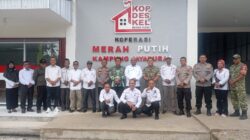 Dandim 0322/Siak Hadiri Vidcon Nasional Peresmian Operasionalisasi 1.061 Koperasi Merah Putih di Kampung Jayapura