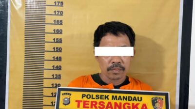 Diduga Pengguna Narkoba Aniaya Istri Hingga Terluka Ditangkap Polisi Sektor Mandau