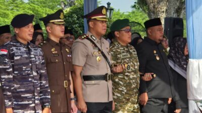 Dandim 0322/Siak, Hadiri Upacara Gabungan HUT Damkar, Satpol PP, Satlinmas, Hari Otonomi Daerah, Hardiknas dan Harkitnas 2026