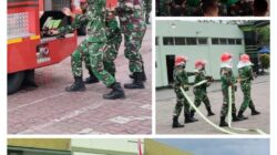PERSONEL KODIM 0322/SIAK IKUTI PELATIHAN OPERASIONAL DAMKAR DI KOREM 031/WB
