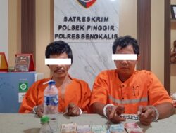 Polsek Pinggir Ungkap Peredaran Sabu 15,39 Gram di Kebun Sawit Desa Semunai