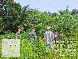 Babinsa Kampung Bekalar Dengan Warga Tempatan Patroli Karhutlah Bersama